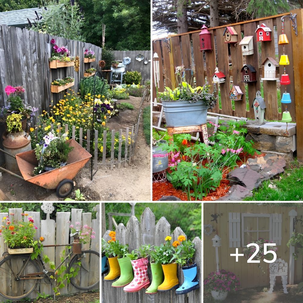 25 Eye-catching Fence Decorating Ideas To Copy