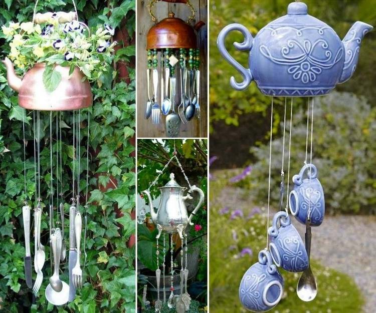 17 creative recycling ideas using old teapots to decorate the garden ...